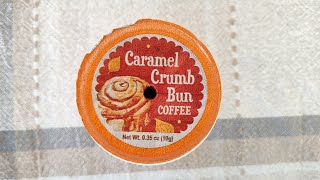 Caramel Crumb Bun coffee review [upl. by Eniamat]