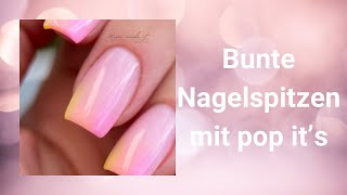 Bunte Nagelspitzen mit Dual Tips  Mimi made it [upl. by Naujat]