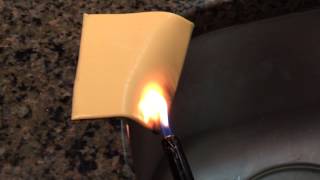 I tried burning Kraft American Cheese and this happened [upl. by Wailoo]