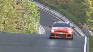 24h Nürburgring 2012  quotNordschleife am Flugplatzquot [upl. by Nimrac333]