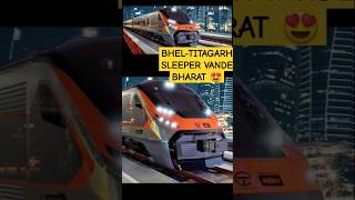 BHELTITAGARH Vande Sleeper Express Exterior Revealed vandebharat VandeBharatExpress [upl. by Agosto]