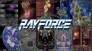 Rayforce Dual Play Layer Section Turn your monitor Set portrait mode on PC to see larger video [upl. by Akirdna]