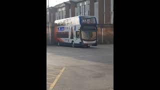 Stagecoach Enviro 400mmc YX19OUS on stand at Dundee bus station [upl. by Rania]