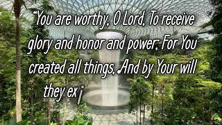 Revelation 411 Bible Verse Explained Glory Honor and Power to God [upl. by Erickson]