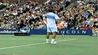 Sampras  Roddick  US OPEN 2002  Highlights [upl. by Yelyac]