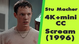 Stu Macher Ghostface  Scenespack for edits  Scream 1996 4K [upl. by Nooj588]