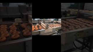 Krispy Kreme Factory 🍩 krispykreme krispykremedoughnuts glazed food yummy [upl. by Sands]