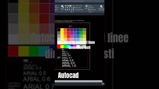 AutoCAD impostazione spessori linee colori da file di stampa di prova autocad tutorials [upl. by Puett]