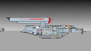 Star Trek quotSparrowquot Class USS Vortex NCC973 fanmade [upl. by Akerley]