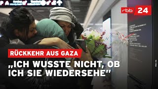 Rückkehr aus Gaza Mutter und Töchter wiedervereint [upl. by Adnol669]