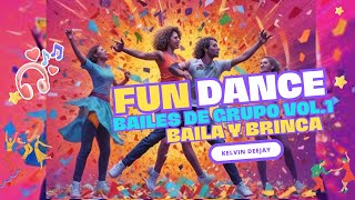 Baila y Brinca ✘ Fun Dance Bailes de Grupo Vol 1  Kelvin Deejay IA Production [upl. by Eidac]