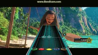 Aulii Cravalho  How Far Ill Go Moana  Clone Hero  100 FC Medium Sight Read [upl. by Zanze]