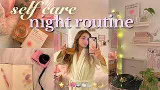 MY SELF CARE NIGHT ROUTINE 🌙 skincare bubble bath amp journaling [upl. by Aicile931]