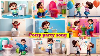 Potty party song 2024 [upl. by Adnawat942]