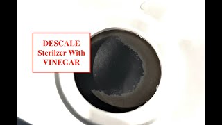 How to DESCALE Tommee Tippees Sterilizer with white vinegar [upl. by Mar]