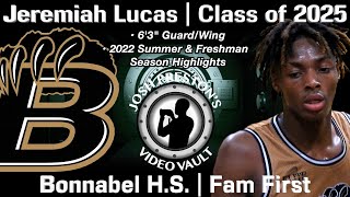 Jeremiah Lucas BonnabelFam First 2025 GW  2022 Summer  Freshman Season Highlights [upl. by Anderegg]