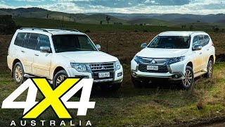 Mitsubishi Pajero vs Pajero Sport  Road test  4X4 Australia [upl. by Horgan41]