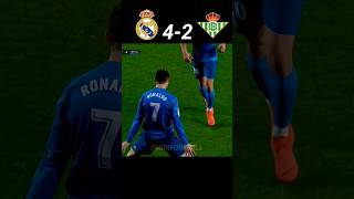 Best Thrilling match ⚡ Real Madrid vs Real Betis highlights shorts shortfeed football [upl. by Ynos]