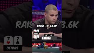 The DIRTIEST poker river save ever shorts poker [upl. by Harmony690]