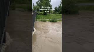 Hochwasser in Rosenheim 030624 1800 [upl. by Mckenzie573]