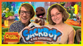 Starting Our Big Adventure in Sackboy A Big Adventure PS5 Gameplay  The CoOp Couch [upl. by Ermanno]