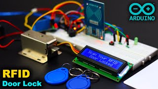 Arduino RFID Door Lock System with LCD Display [upl. by Delores]