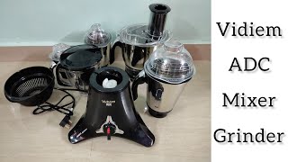 Vidiem ADC Mixer Grinder  UnBoxing Video  53 years Warranty [upl. by Dode]