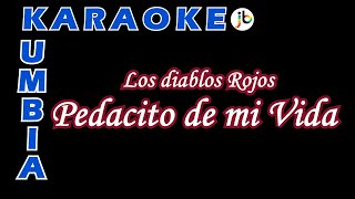 Karaoke Los Diablos Rojos  Pedacito de mi Vida [upl. by Haraf]