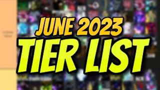 YBA NEW OFFICIAL YBA TRADING TIER LIST JUNE 2023 [upl. by Latoya]