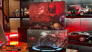 Hot Toys The Batman BatSinal amp Batcycle Unboxing amp Review BR [upl. by Araed]