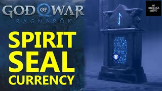 How to Use Spirit Seals in God of War Ragnarok Valhalla DLC  Spirit Seal Currency Where to Spend [upl. by Hnad]