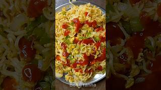 Egg Maggi Recipe shorts maggie chaat [upl. by Enwad284]