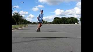 Inline Skating Basics  Slow Motion How To Curbs Transitions Reverse Crossovers [upl. by Sutherland]