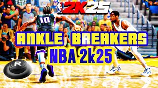 NBA 2K25 GLITCHED DRIBBLE MOVES FOR OVERSIZED BIGS YOU HAVE TO USE THESE SIGS [upl. by Odie520]