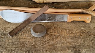 How to Sharpen a Machete [upl. by King987]