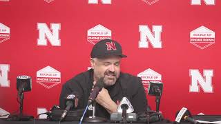 Nebraskas Matt Rhule press conference after loss to USC [upl. by Nnylyoj117]