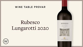 Wine Table provar Rubesco Lungarotti 2020 [upl. by Rani]