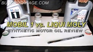 Mobil 1 vs Liqui Moly  Synthetic Motor Oil Review  Bundys Garage [upl. by Magdalen]