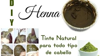 HENNA tinte natural para todo tipo de cabello DIY [upl. by Tamas]