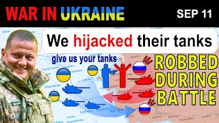 11 Sep UNBELIEVABLE Ukrainians CHASE RUSSIANS ON A STOLEN RUSSIAN TANK  War in Ukraine Explained [upl. by Hogarth]