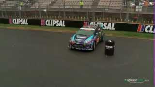 Ken Block takes a spin ahead of Clipsal 500 weekend [upl. by Enialedam]