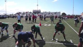 Jesse Sapolu Super Linemen 1 on 1 Tournament Vista Murrieta Part 2 [upl. by Ellerrehs]