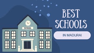 Top 10 Best Schools In Madurai 2025 [upl. by Neelat]