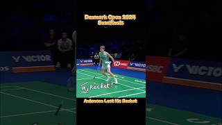 Antonsen Lost His Racket  Kenta Nishimoto vs Anders Antonsen DenmarkOpen2024 BWFWorldTour [upl. by Roswald]