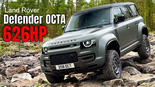 Land Rover Defender OCTA Revealed With 626 Horsepower [upl. by Amyaj752]