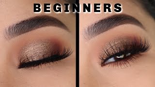 EASY Eyeshadow Tutorial For Hooded Eyes [upl. by Coady510]