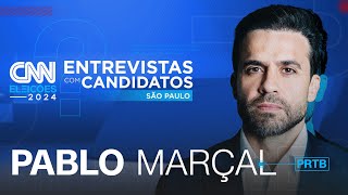 Pablo Marçal PRTB  CNN Eleições entrevistas com candidatos  São Paulo [upl. by Zanahs]