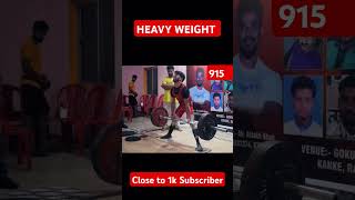 Heavy Weight Deadlift Competition Equipped Powerlifting Championship shortsfeed motivation [upl. by Myranda235]