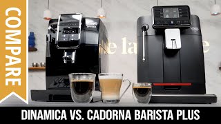 Compare DeLonghi Dinamica amp Gaggia Cadorna Barista Plus Automatic Bean to Cup Coffee Machines [upl. by Berlyn]