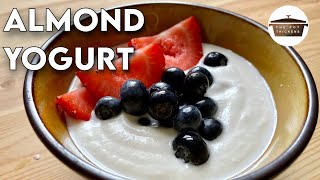 Vegan Almond Yogurt Recipe  How to Make Vegan Yogurt at Home [upl. by Nal]